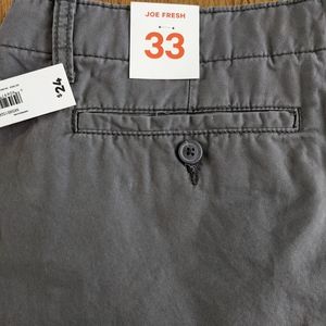 Joe Fresh gray men's shorts size 33